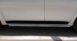 14 999 р. Защита порогов из круглой укороченной трубы диаметром 42 мм SLITKOFF INFINITI QX80 Z62 1-ый рестайлинг (2014-2018)  с доставкой в г. Керчь. Увеличить фотографию 2