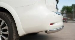 13 999 р. Защита заднего бампера (Ø75x42 мм, нержавейка) Russtal INFINITI QX80 Z62 1-ый рестайлинг (2014-2018)  с доставкой в г. Керчь. Увеличить фотографию 3