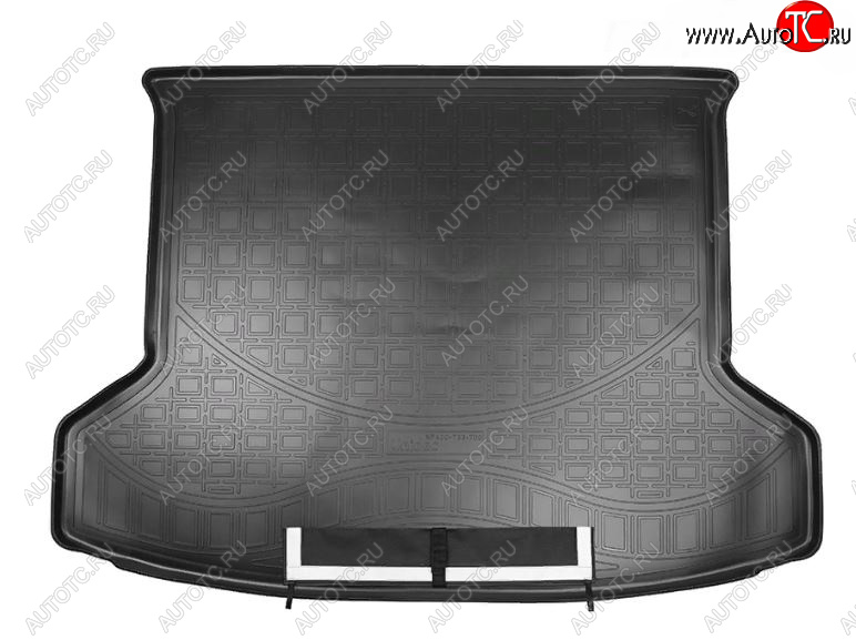 3 199 р. Коврик багажника Norplast Unidec  INFINITI Qx50  J55 (2017-2022) (Черный, с погрузочным ковриком (фартуком))  с доставкой в г. Керчь