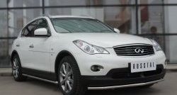 17 999 р. Защита порогов из круглой трубы диаметром 42 мм SLITKOFF INFINITI Qx50 J50 дорестайлинг (2013-2016)  с доставкой в г. Керчь. Увеличить фотографию 3