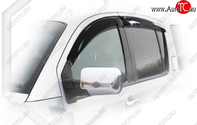 2 299 р. Дефлектора окон CA-Plastiс INFINITI QX56 JA60 дорестайлинг (2004-2007) (Classic полупрозрачный, Без хром.молдинга)  с доставкой в г. Керчь