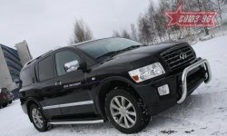 30 599 р. Защита переднего бампера Souz-96 (d76) INFINITI QX56 JA60 дорестайлинг (2004-2007)  с доставкой в г. Керчь. Увеличить фотографию 2