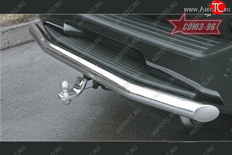 21 779 р. Защита заднего бампера американской комплектации Souz-96 (d76) INFINITI QX56 JA60 дорестайлинг (2004-2007)  с доставкой в г. Керчь