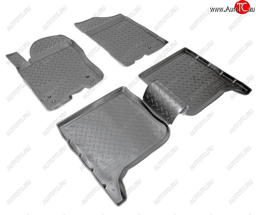 3 179 р. Комплект ковриков в салон Norplast Unidec INFINITI QX56 JA60 рестайлинг (2007-2010) (Цвет: черный)  с доставкой в г. Керчь