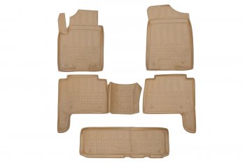 Коврики в салон Element (полиуретан) INFINITI QX56 JA60 рестайлинг (2007-2010) (Бежевые)