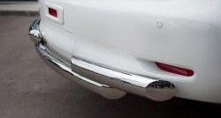 20 099 р. Защита заднего бампера (Ø76 мм, нержавейка) SLITKOFF  INFINITI QX56  Z62 (2010-2013)  с доставкой в г. Керчь. Увеличить фотографию 3
