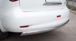 11 599 р. Защита заднего бампера (Ø75x42 мм, нержавейка) Russtal INFINITI QX56 Z62 (2010-2013)  с доставкой в г. Керчь. Увеличить фотографию 2
