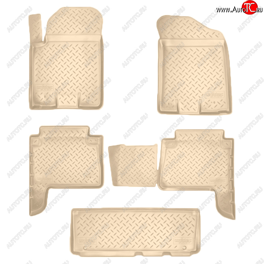 3 799 р. Коврики салона Norplast Unidec  INFINITI QX56  Z62 - QX80  Z62 (Цвет: бежевый)  с доставкой в г. Керчь