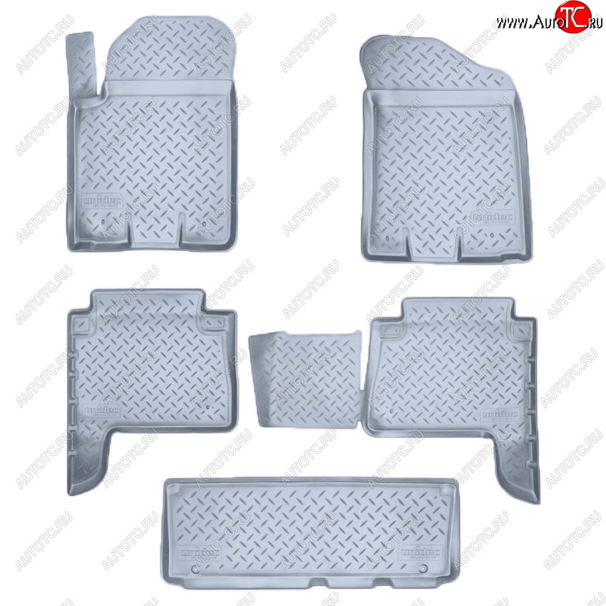 3 799 р. Коврики салона Norplast Unidec  INFINITI QX56  Z62 - QX80  Z62 (Цвет: серый)  с доставкой в г. Керчь