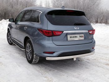 14 499 р. Фаркоп (тягово-сцепное устройство) TCC INFINITI QX60 L50 рестайлинг (2016-2021) (Оцинкованный, шар E)  с доставкой в г. Керчь. Увеличить фотографию 2
