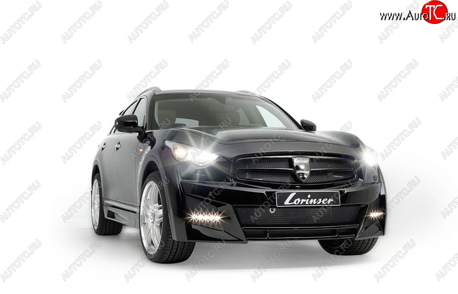 23 749 р. Передний бампер Lorinser INFINITI QX70 S51 (2013-2020) (Неокрашенный)  с доставкой в г. Керчь
