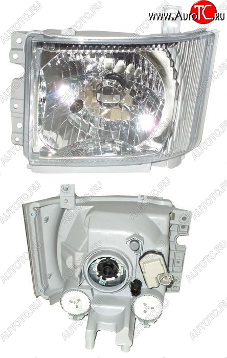 3 799 р. Левая фара SAT (Евросвет)  Isuzu Elf (NPR75) (2006-2014)  дорестайлинг  с доставкой в г. Керчь