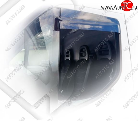 1 759 р. Дефлектора окон CA-Plastic Iveco Daily фургон (2014-2019) (Classic полупрозрачный)  с доставкой в г. Керчь