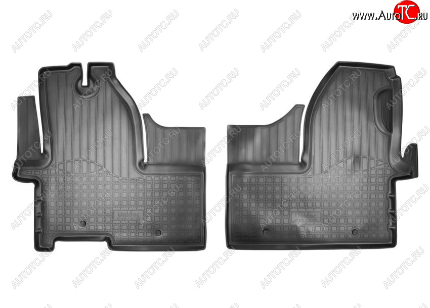 2 499 р. Коврики салонные Norplast Unidec  Iveco Daily (2014-2019) фургон (Цвет: черный)  с доставкой в г. Керчь