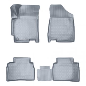 Коврики салона Norplast Unidec JAC J7 (2020-2025) лифтбэк (Цвет: серый)