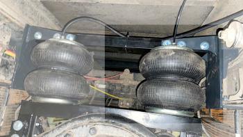 26 549 р. Комплект вспомогательной пневмоподвески на переднюю ось Aride (R 22.5) JAC N120 (2014-2025)  с доставкой в г. Керчь. Увеличить фотографию 3