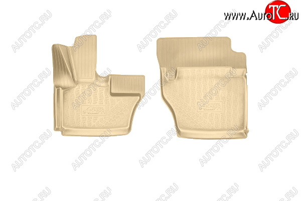 1 499 р. Коврики салона Norplast Unidec  JAC N35 (2019-2025) (бежевые)  с доставкой в г. Керчь