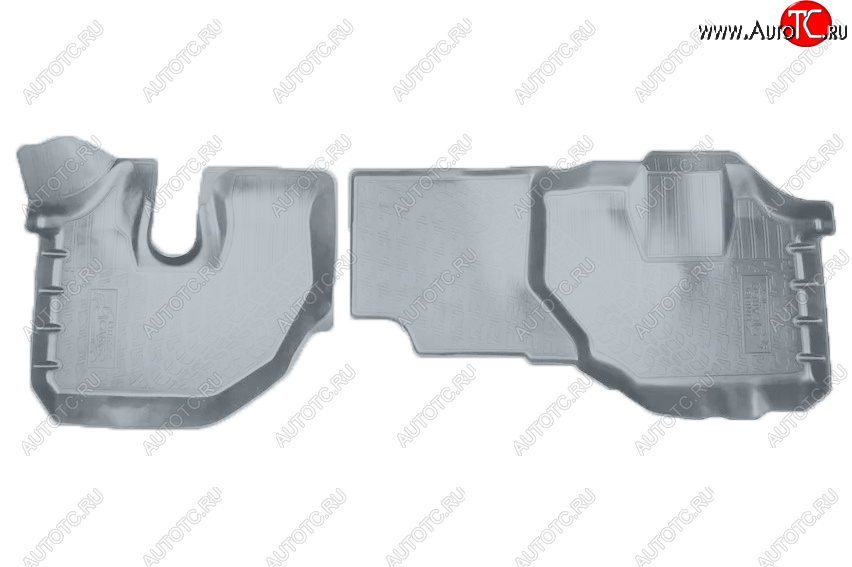 2 499 р. Коврики салона Norplast  JAC N120 - N80 (Цвет: серый)  с доставкой в г. Керчь