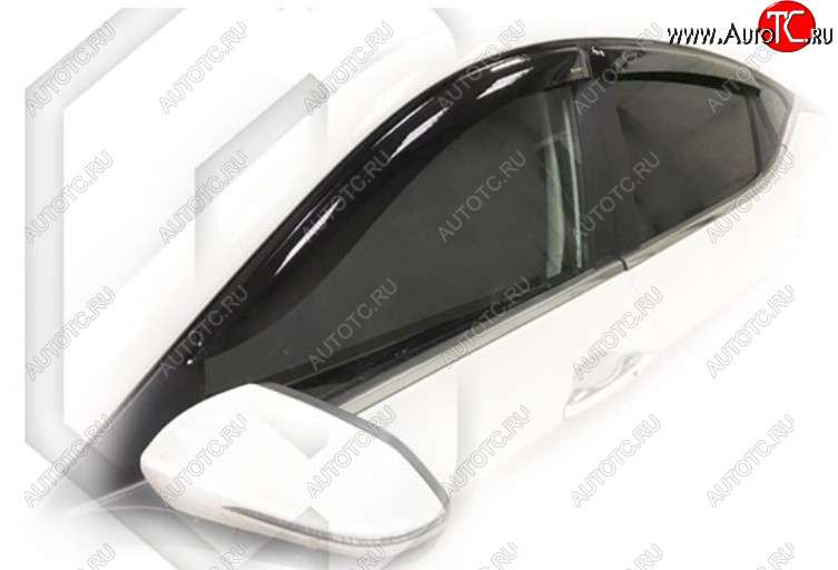 2 099 р. Дефлектора окон CA-Plastic JAC S7 рестайлинг (2020-2025) (Classic полупрозрачный)  с доставкой в г. Керчь