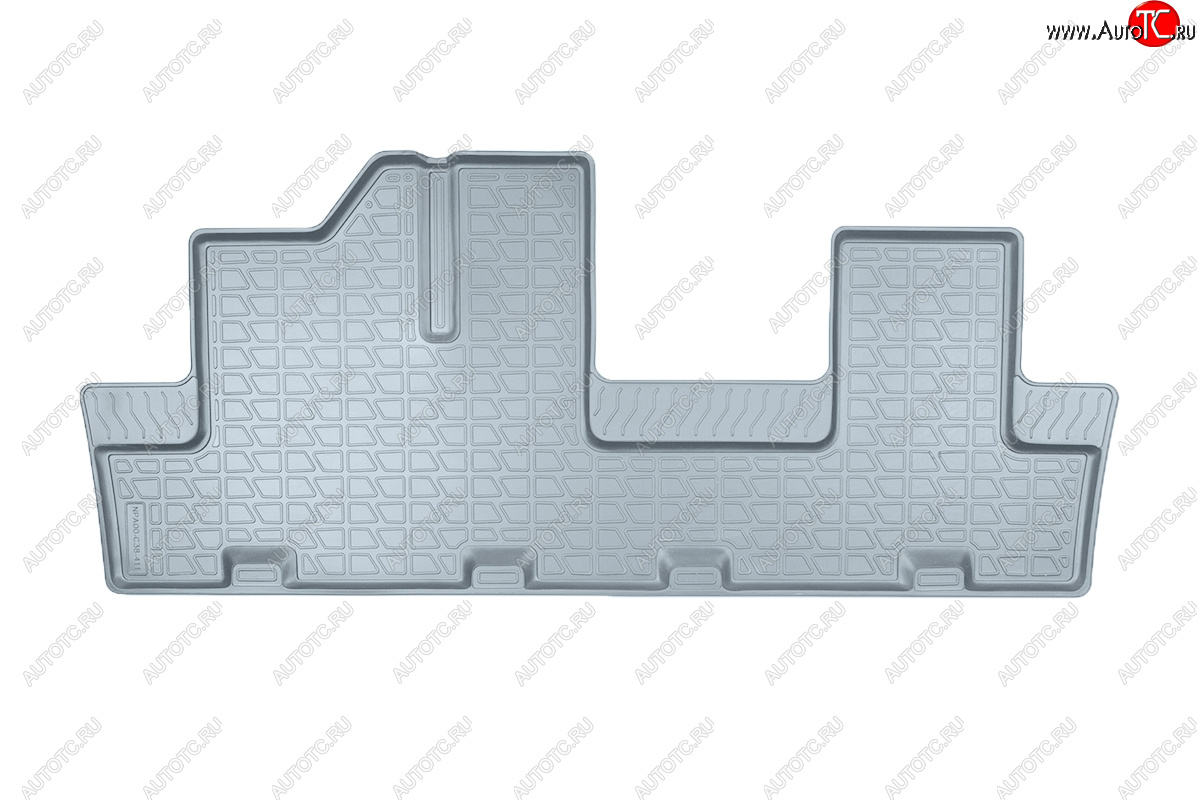 1 089 р. Коврики салона Norplast Unidec (3 ряд)  JAC S7 (2020-2025) рестайлинг (серый)  с доставкой в г. Керчь
