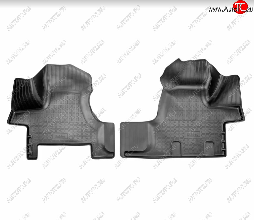1 459 р. Коврики салона Norplast Unidec  JAC Sunray  LC6T32 (2020-2025) автобус, цельнометаллический фургон (Цвет: черный)  с доставкой в г. Керчь
