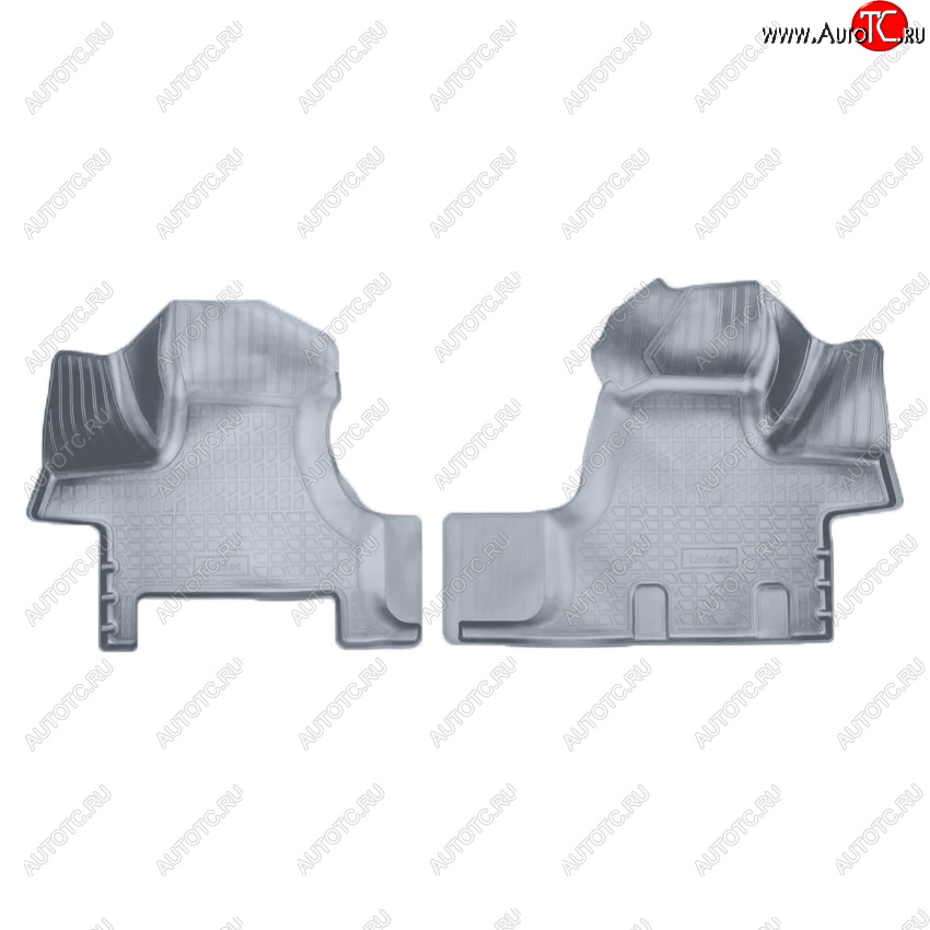 1 699 р. Коврики салона Norplast Unidec  JAC Sunray  LC6T32 (2020-2025) автобус, цельнометаллический фургон (Цвет: серый)  с доставкой в г. Керчь