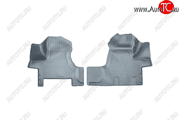 2 499 р. Коврики салона Norplast Unidec  JAC Sunray  LC6T32 (2020-2025) автобус, цельнометаллический фургон (серые)  с доставкой в г. Керчь