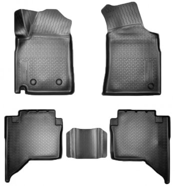 Коврики салонные Noplast (3D) JAC T6 пикап (2018-2024)