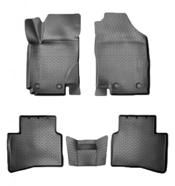 Коврики салонные Noplast (3D) JAC S3 дорестайлинг (2014-2023)