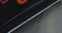 16 649 р. Защита порогов с круглыми вставками для ног (Trailhawk, нержавейка 75x42 мм) Russtal Jeep Cherokee KL дорестайлинг (2014-2017)  с доставкой в г. Керчь. Увеличить фотографию 2