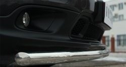 15 999 р. Одинарная защита переднего бампера диаметром 63 мм SLITKOFF  Jeep Cherokee  KL (2014-2017) дорестайлинг  с доставкой в г. Керчь. Увеличить фотографию 4