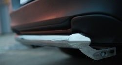 14 999 р. Одинарная защита заднего бампера из трубы диаметром 63 мм SLITKOFF  Jeep Cherokee  KL (2014-2017) дорестайлинг  с доставкой в г. Керчь. Увеличить фотографию 4