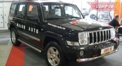 15 299 р. Защита переднего бампера одинарная Souz-96 (d76). Jeep Commander (2006-2010)  с доставкой в г. Керчь. Увеличить фотографию 2