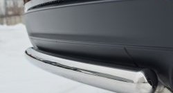 12 549 р. Одинарная защита заднего бампера из трубы диаметром 63 мм SLITKOFF  Jeep Grand Cherokee  WK2 (2010-2013) дорестайлинг  с доставкой в г. Керчь. Увеличить фотографию 2