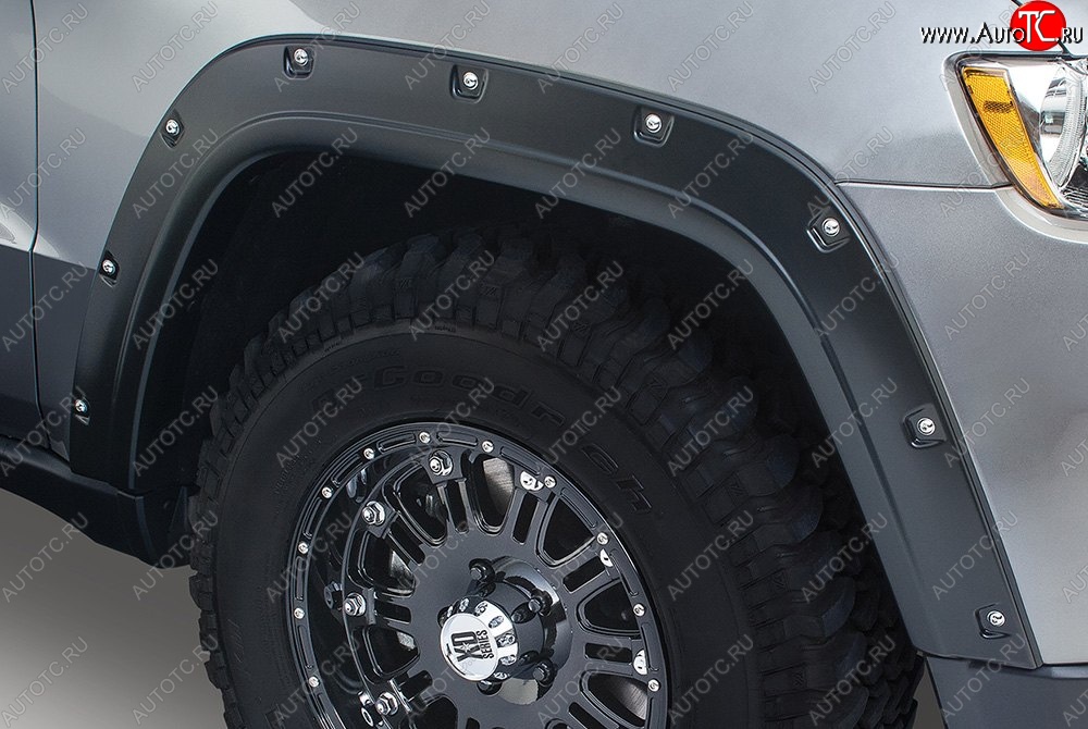 19 999 р. Накладки на колёсные арки BUSHWACKER Jeep Grand Cherokee WK2 дорестайлинг (2010-2013) (Неокрашенные)  с доставкой в г. Керчь