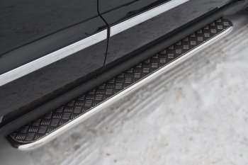 22 999 р. Широкая защита порогов с трубой диаметром 42 мм SLITKOFF v2  Jeep Grand Cherokee  WK2 (2010-2013) дорестайлинг  с доставкой в г. Керчь. Увеличить фотографию 2