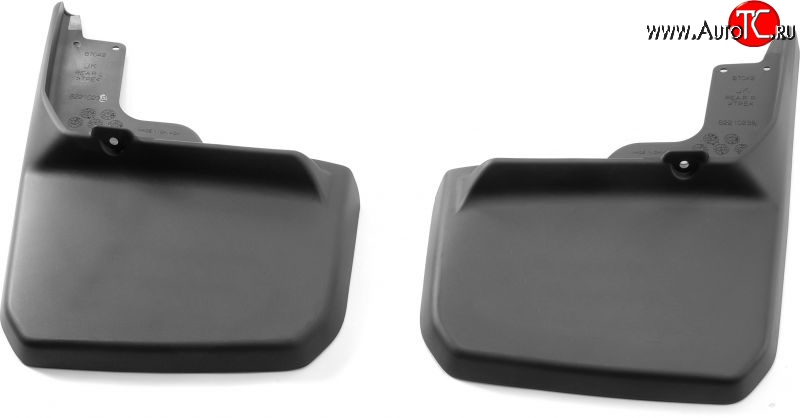 2 379 р. Передние брызговики NovLine 2 шт. Jeep Wrangler JK 3 дв. дорестайлинг (2006-2010)  с доставкой в г. Керчь