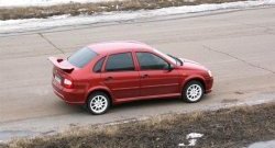 6 299 р. Задний бампер ATL Лада Калина 1118 седан (2004-2013) (Неокрашенный)  с доставкой в г. Керчь. Увеличить фотографию 2