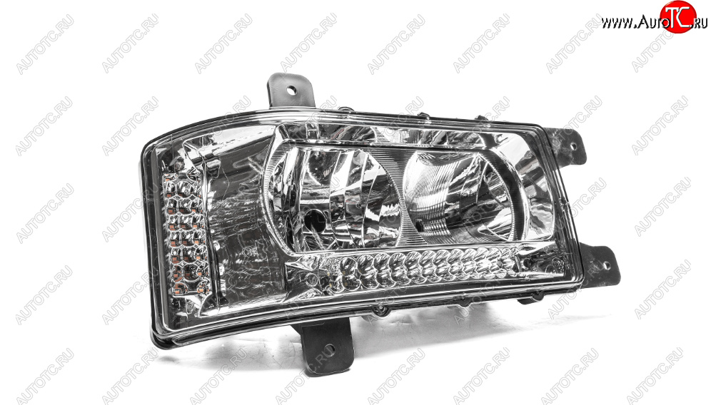 8 999 р. Правая фара в сборе (с ДХО LED, Н/О) АвтоЭлектрика КамАЗ 6520 (2007-2025)  с доставкой в г. Керчь