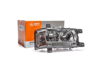 8 999 р. Правая фара в сборе (с ДХО LED, Н/О) АвтоЭлектрика КамАЗ 6520 (2007-2025)  с доставкой в г. Керчь. Увеличить фотографию 2