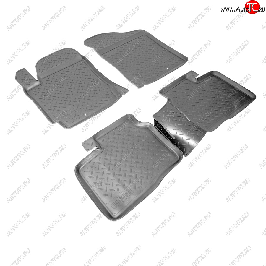 2 499 р. Коврики салона Norplast Unidec  KIA Cerato Koup  1 TD (2008-2013) купе (черные)  с доставкой в г. Керчь