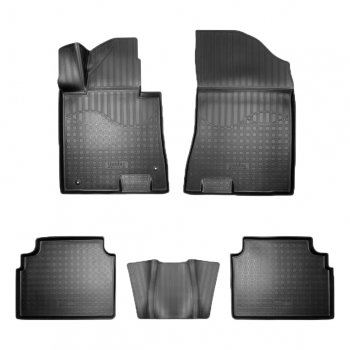 Коврики салона Norplast KIA K5  DL (2019-2022) (Цвет: черный)
