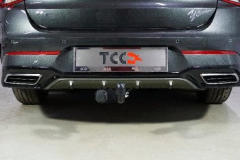 Фаркоп (тягово-сцепное устройство) TCC KIA K5  DL (2019-2022) (Оцинкованный, шар A )
