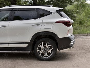 15 249 р. Защита заднего бампера (Ø63 мм, нержавейка) RUSSTAL  KIA Seltos (2019-2025)  с доставкой в г. Керчь. Увеличить фотографию 3