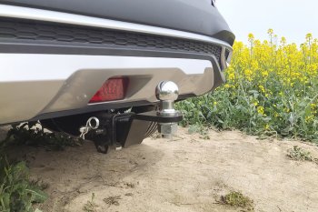 15 419 р. Фаркоп Petroil Tuning (съемный квадрат)  KIA Seltos (2019-2025)  с доставкой в г. Керчь. Увеличить фотографию 2