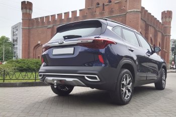 15 419 р. Фаркоп Petroil Tuning (съемный квадрат)  KIA Seltos (2019-2025)  с доставкой в г. Керчь. Увеличить фотографию 5