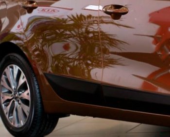 Молдинг двери RA (задний правый) KIA Ceed  2 JD (2012-2018) дорестайлинг, хэтчбэк, рестайлинг, хэтчбэк (Поверхность шагрень)