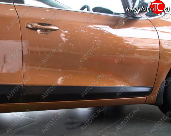 1 539 р. Молдинг двери RA (передний правый)  KIA Ceed  2 JD (2012-2018) дорестайлинг, хэтчбэк, рестайлинг, хэтчбэк (Поверхность шагрень)  с доставкой в г. Керчь