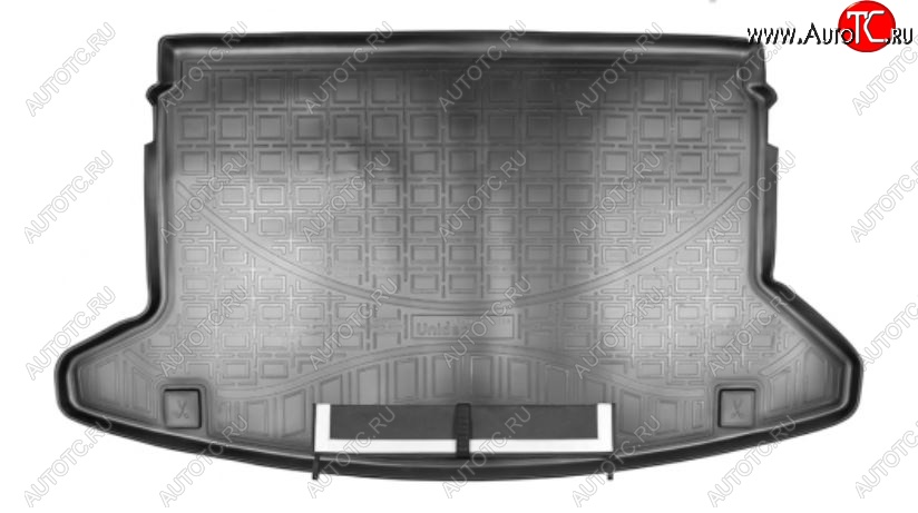 2 999 р. Коврик в багажник Norplast  KIA Ceed  3 CD (2018-2025) хэтчбэк (Черный с фартуком)  с доставкой в г. Керчь