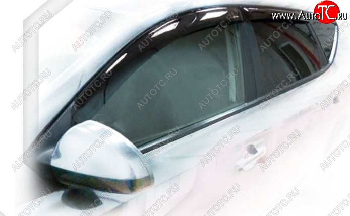 1 999 р. Дефлектора окон CA-Plastic KIA Ceed 1 ED дорестайлинг, хэтчбэк 5 дв. (2006-2010) (Classic полупрозрачный)  с доставкой в г. Керчь